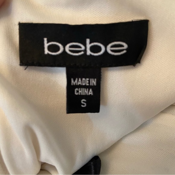 Bebe women’s white & black sequinned dress in size small - Picture 11 of 13